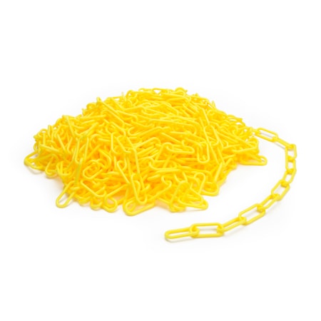 Steelman 100-Foot Yellow Plastic Safety Chain 302230